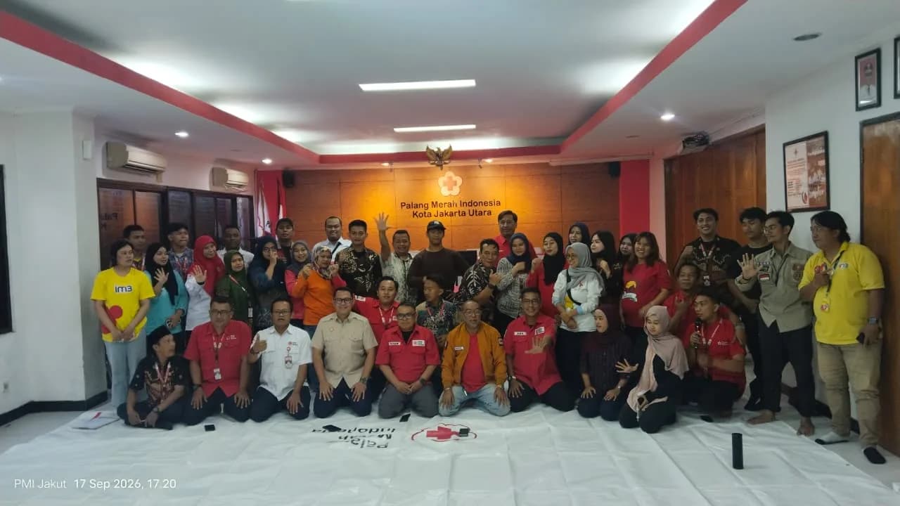Peringati HUT ke-81 PMI, Relawan PMI Jakut Gelar Doa dan Tasyakur
