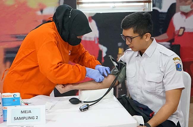 Menyambut HUT PMI ke-78, PMI DKI Jakarta Adakan Medical Checkup Untuk Donor Darah Sukarela
