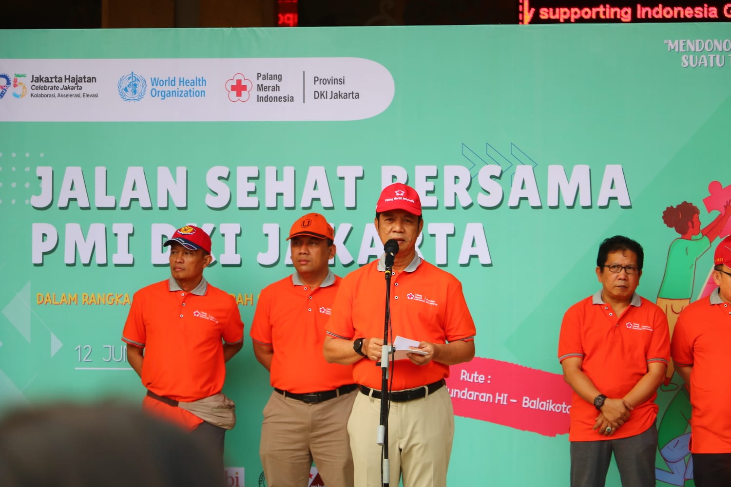 Gelar Jalan Sehat HDDS 2022, Rustam Effendi Ajak Gemar Donor Darah