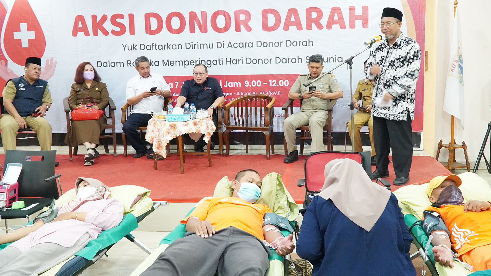 PPSU Ramaikan Donor Darah Democare di Kembangan