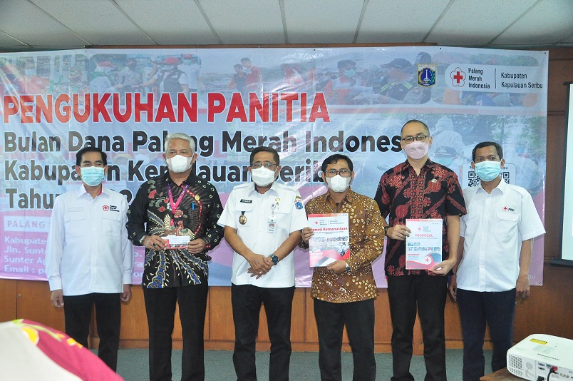 Kukuhkan Bulan Dana PMI, Bupati Kepulauan Seribu Himbau Panitia Agar Melaksanakan Tugas Dengan Penuh Tanggung Jawab