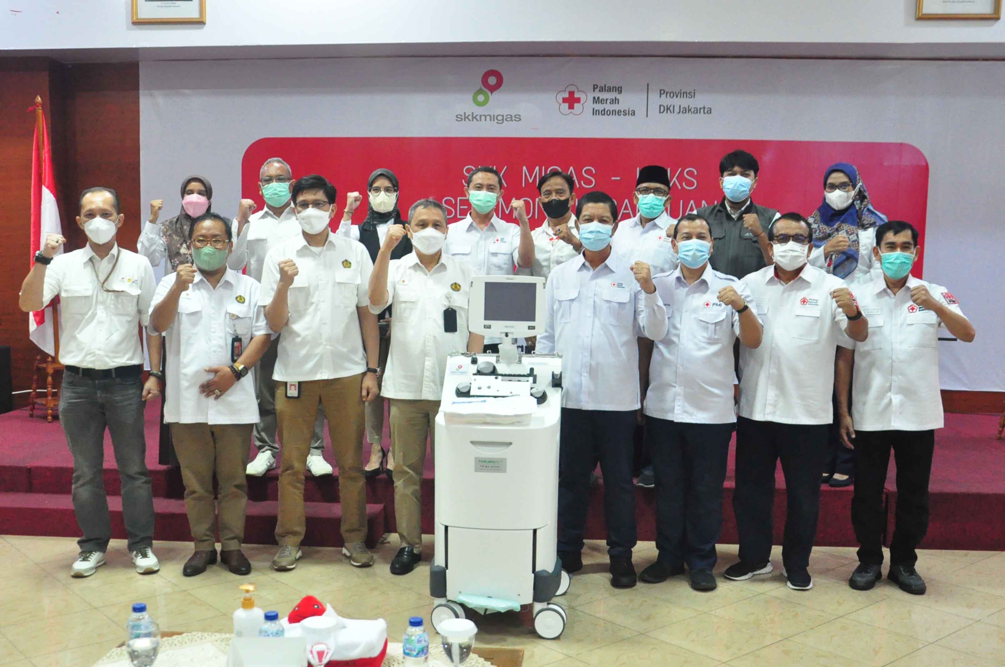 Terima Bantuan SKK Migas, Rusef : Dengan Alat Apheresis, Darah Kami Aman Digunakan Masyarakat Jakarta
