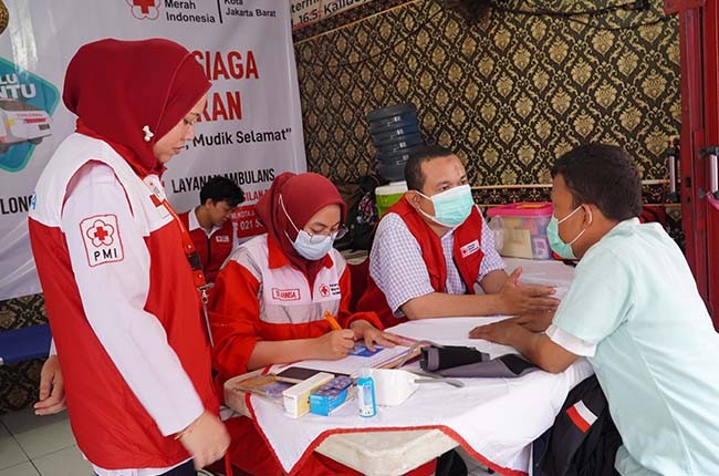 Jelang Lebaran, PMI DKI Jakarta Siagakan 13 Pos Pelayanan Kesehatan Pada Sejumlah Titik Keberangkatan