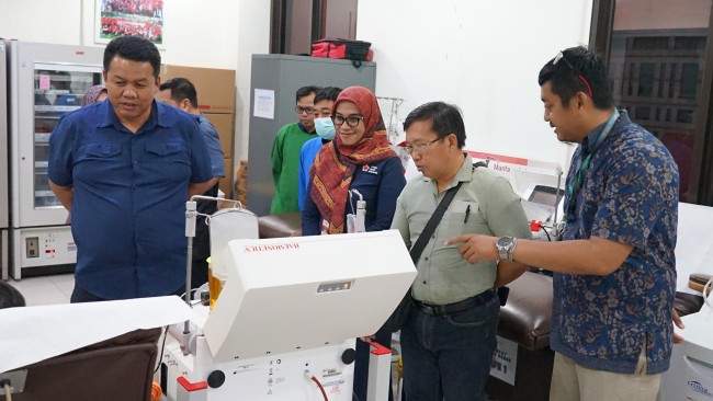 Kunjungi PMI Provinsi DKI Jakarta, PMI Kutai Kartanegara Pelajari Donor Apheresis