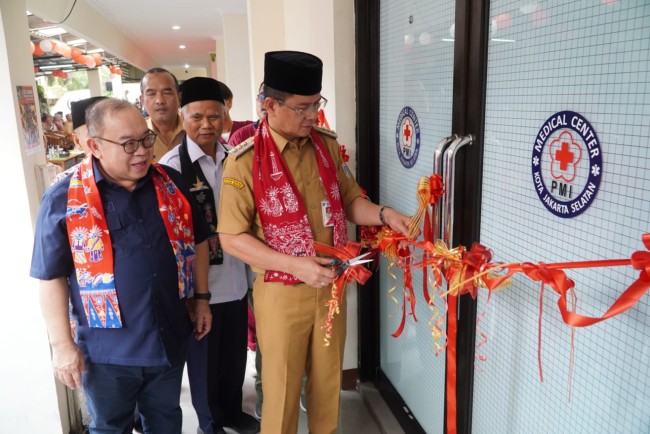 Perkuat Layanan Kemanusiaan, Syafrin Liputo Resmikan Klinik Pratama PMI Kota Jakarta Selatan