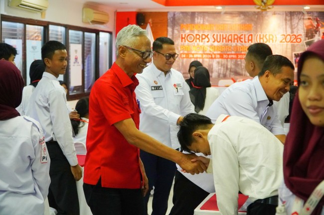 Hadir Pada Pembukaan DIklatsar KSR PMI Jakut, Eko Witjaksono: Mantapkan Hati Untuk Menjadi Relawan Kemanusiaan