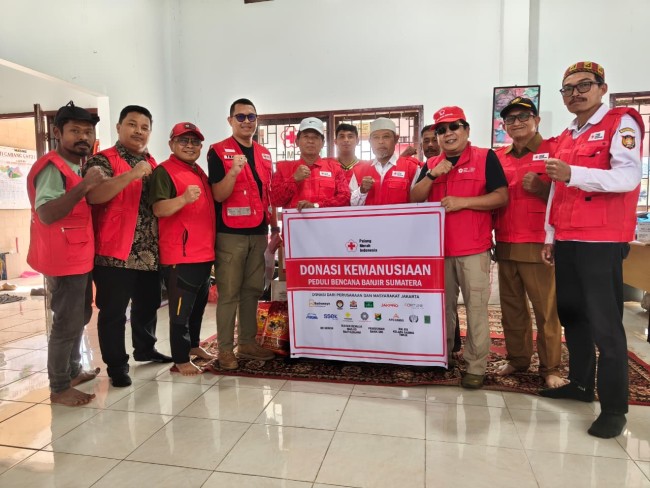 Haru Warnai Perpisahan Tim Kemanusiaan PMI Jakarta Utara dan PMI Gayo Lues
