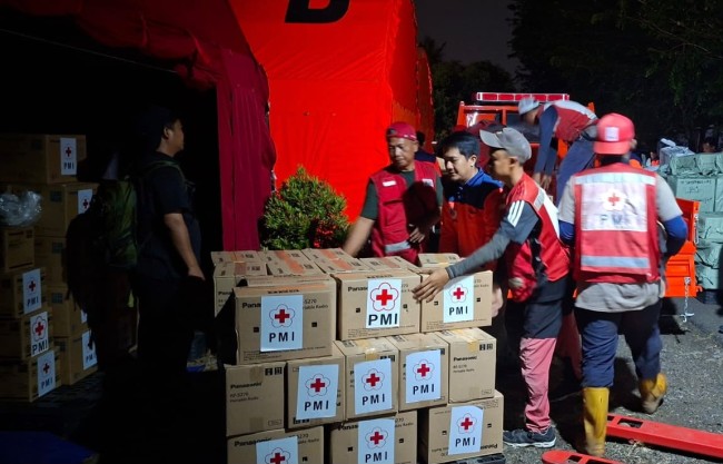 Sasar 7 Kabupaten Terdampak Gempa Flores, PMI Siagakan Gudang Logistik Lapangan di Labuan Bajo
