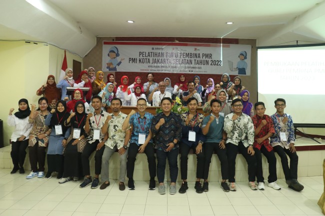 Tingkatkan Kapasitas, PMI Jaksel Latih 35 Guru Pembina PMR