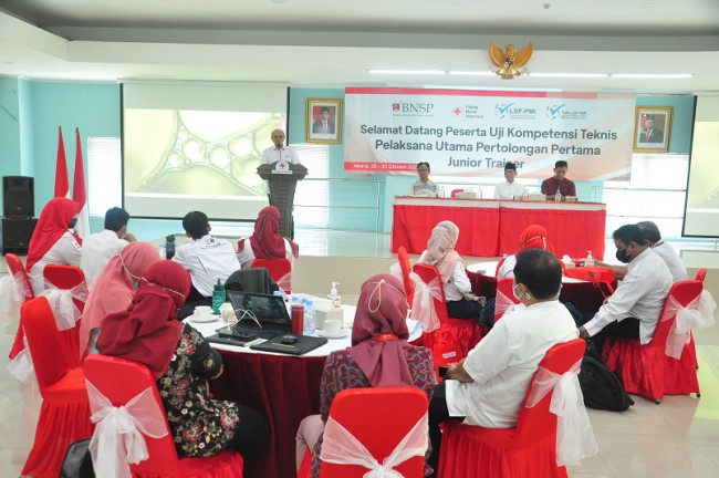 Sebanyak 26 Anggota PMI se DKI Jakarta Ikuti Uji Kompetensi Teknis