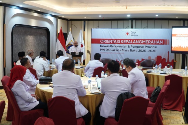 Sebanyak 17 Pengurus dan Dewan Kehormatan PMI Provinsi DKI Jakarta Ikuti Orientasi Kepalangmerahan