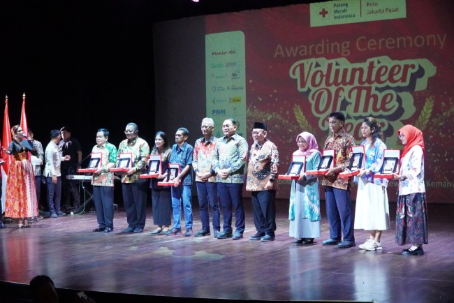 PMI Jakarta Pusat Apresiasi Dedikasi Relawan melalui Volunteer of the Year 2025