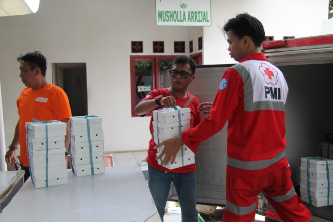 Penuhi Kebutuhan Masyarakat, PMI Jakut Dirikan Dapur Umum
