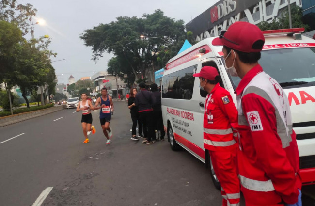 Gelaran Jakarta Marathon 2022, PMI DKI Jakarta Siagakan Tim Kesehatan