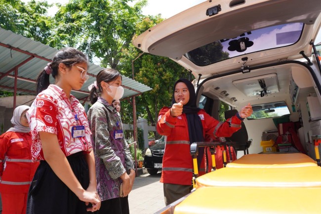PMI Kota Jakarta Barat Terima Kunjungan Study Tour dari Sekolah Guang Ming