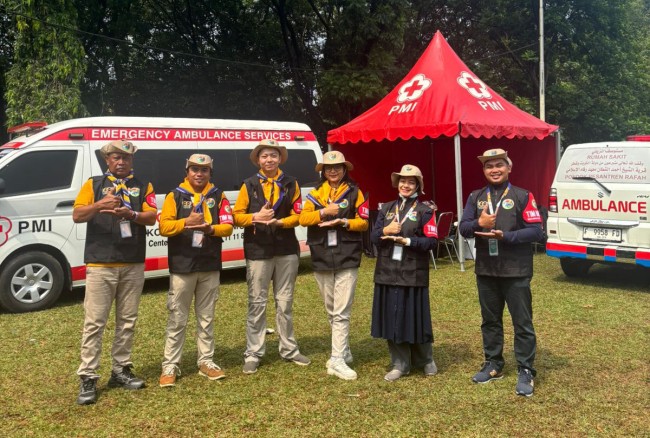 PMI Jakarta Timur Siagakan Tim Medis di World Muslim Scout Jamboree 2025 Cibubur