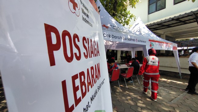 PMI se-DKI Jakarta Dirikan 14 Pos Kesehatan di Terminal, Stasiun, Pelabuhan dan Tempat Wisata Selama Arus Mudik Lebaran 2026