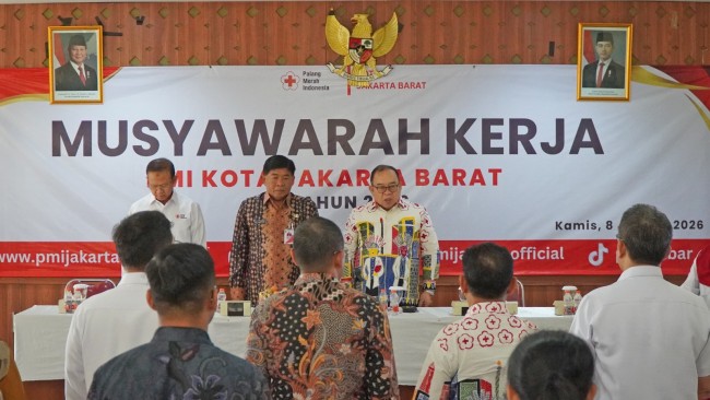 Hadiri Musyawarah Kerja PMI Jakarta Barat, Ketua PMI DKI Jakarta dukung Program Berdampak untuk Warga Jakarta Barat