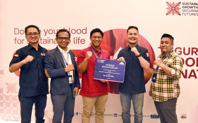 Tingkatkan Rasa Kepedulian Sesama, PT. Tugure Gelar Donor Darah dan Beri Donasi Kemanusiaan