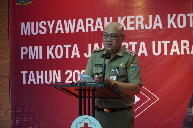 Wakil Wali Kota Buka Mukerkot PMI Jakarta Utara, Apresiasi Layanan Kemanusiaan dan Dorong Inovasi Program