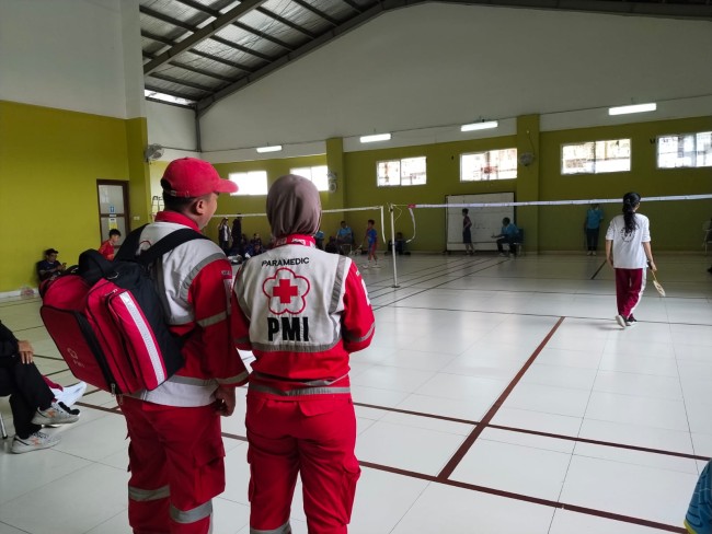 PMI Kota Jakarta Pusat Berikan Layanan Pertolongan Pertama dan Kesehatan pada Kegiatan O2SN