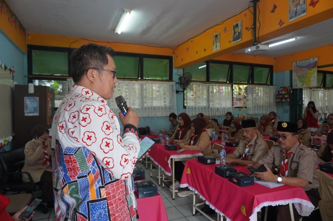 Gerakan Hati, Bangun Empati : Kepala Sekolah SDN Palmerah Siap Dukung Bulan Dana PMI