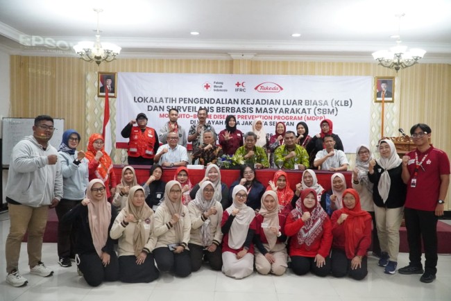 PMI DKI Jakarta Monitoring Lokalatih Pengendalian KLB dan SBM dalam Mosquito-Borne Diseases Prevention Program