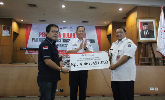 Pemkot Jakut Gelar Penutupan Bulan Dana PMI Tingkat Kota