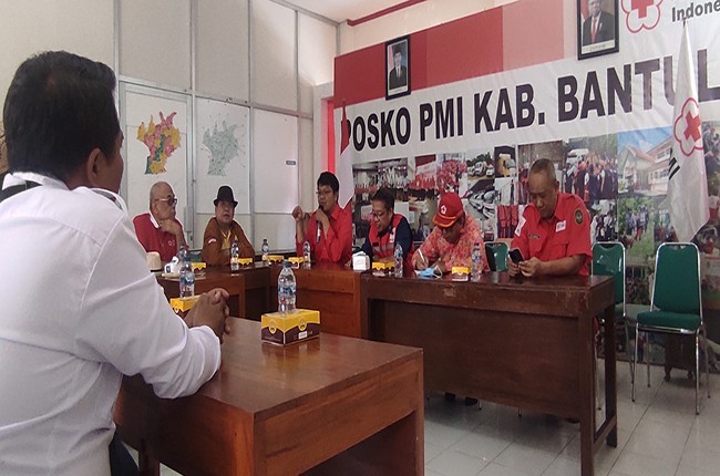 Kunjungan Kerja PMI Kota Jakarta Pusat ke PMI Bantul
