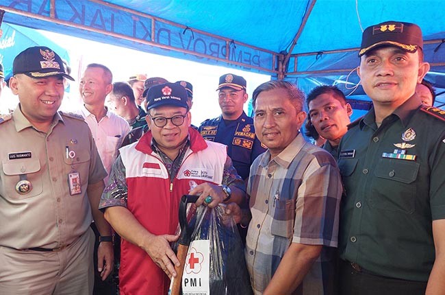 PMI JakBar Kembali Kirim Bantuan Di Kelurahan Duri Utara