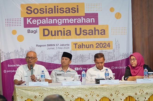 PMI Jaksel Gelar Sosialisasi Kepalangmerahan Bagi Dunia Usaha