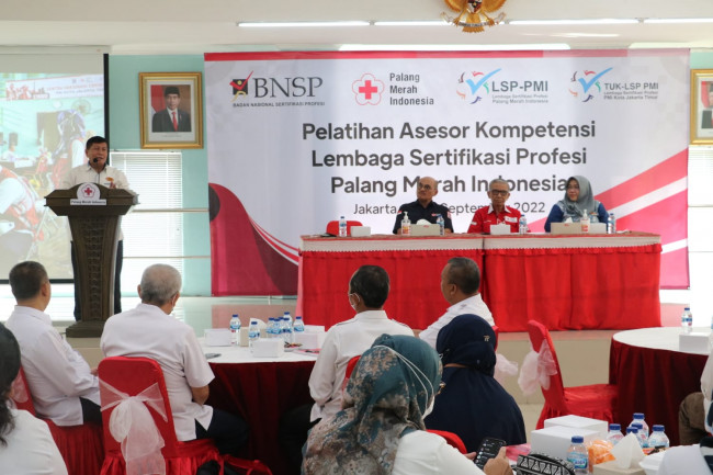 Sumarsono Buka Pelatihan Asesor Kompetensi Lembaga Sertifikasi Profesi (LSP) PMI