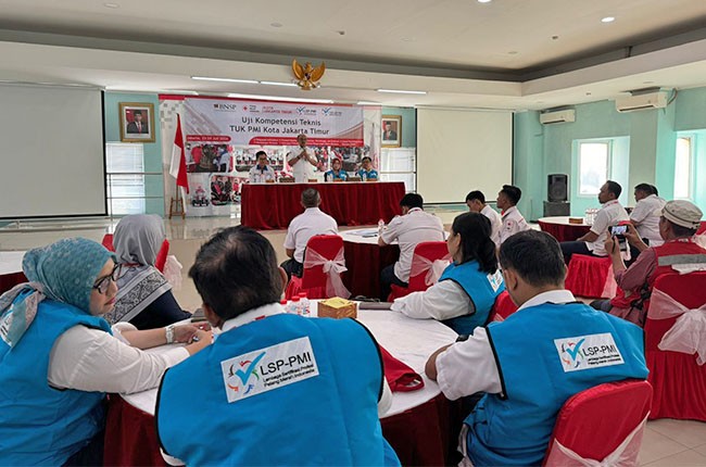 Tingkatkan Kapasitas Diri, Puluhan SDM PMI Ikuti Uji Kompetensi