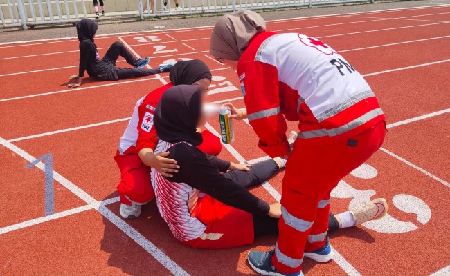 PMI Kota Jakarta Pusat Siagakan Layanan Pertolongan Pertama dan Kesehatan di O2SN