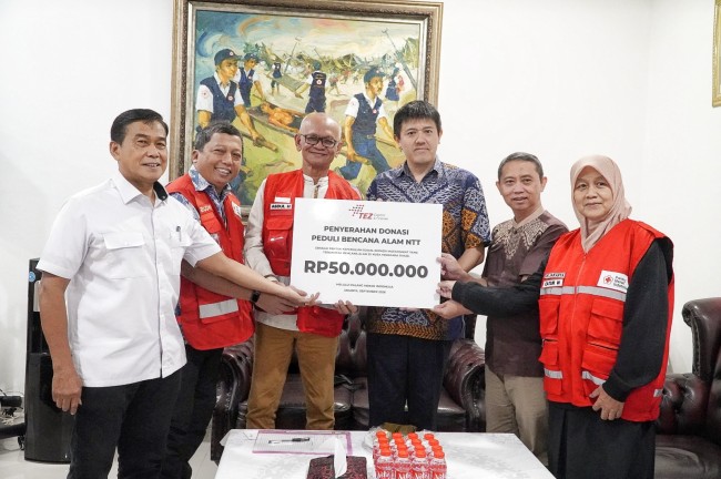 Dukungan untuk NTT, PT. TEZ Capital and Finance Donasikan Rp50 Juta Melalui PMI Provinsi DKI Jakarta