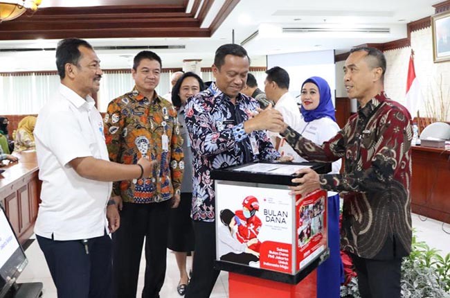 Walikota Resmi Buka Bulan Dana PMI Jaksel Tahun 2023