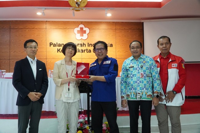 PMI Jakut Terima Kunjungan Dari Japan Red Cross
