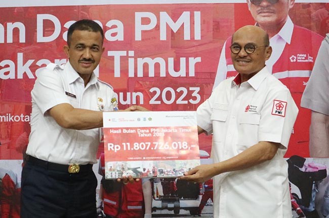 Bulan Dana PMI Jakarta Timur Kembali Capai Hasil Tertinggi