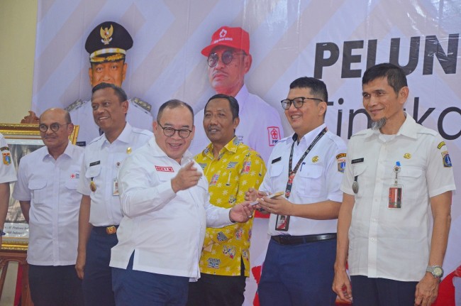 Peluncuran Bulan Dana PMI Jaktim, H. Beky Tegaskan Bulan Dana PMI Bersifat Sukarela