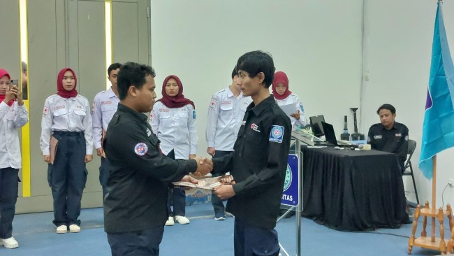 Serah Terima Jabatan Kepengurusan UKM Kepalangmerahan UBSI Periode 2023/2024