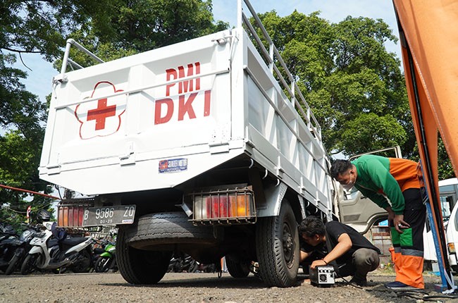 Tingkatkan Keterlibatan Semua Pihak, Sudin Lingkungan Hidup Jakarta Pusat Ajak PMI DKI Jakarta Gelar Uji Emisi