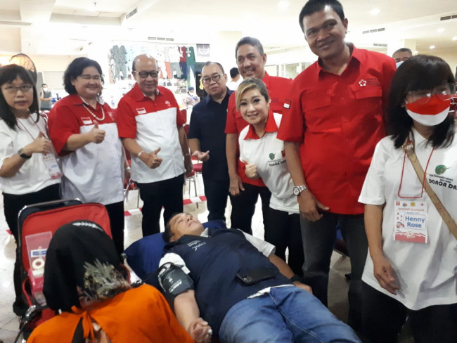 Aspem DKI Donor Darah & Donasi untuk Bulan Dana PMI