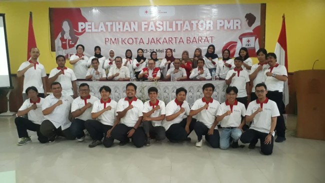 Sebanyak 25 Relawan PMI Jakbar Ikuti Pelatihan Fasilitator PMR