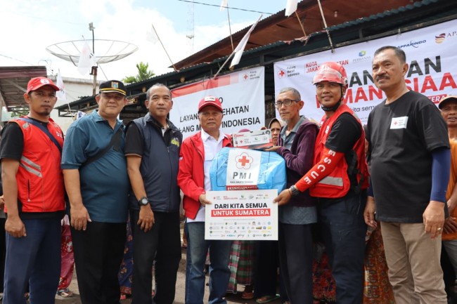 Setelah Aceh Dan Sumut, PMI Jaksel Berhasil Salurkan Bantuan Kebutuhan Rumah Tangga di Sumatera Barat