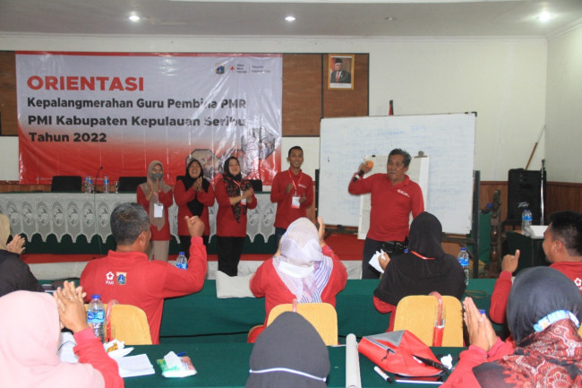 PMI Kepulauan Seribu Gelar Orientasi Guru Pembina PMR