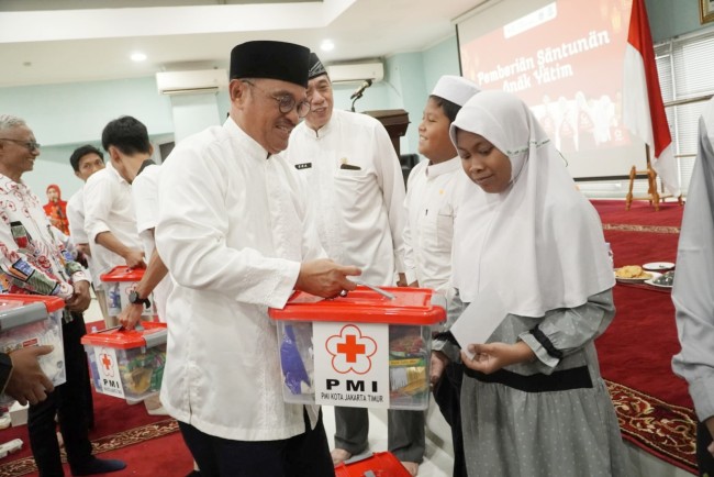 PMI Jakarta Timur Salurkan 2.000 Santunan untuk Anggota PMR dalam Program Bakti Ramadhan 1447 H
