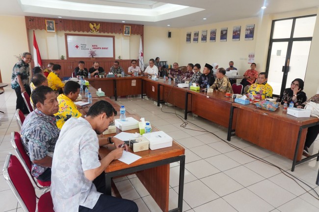 PMI Jakarta Barat Gelar Rapat Koordinasi Persiapan Bulan Dana 2025 di Lingkungan Pendidikan