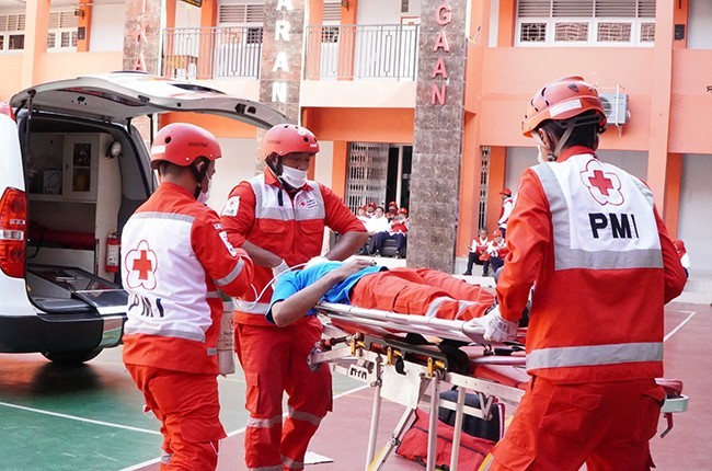 Jelang Pemilu 2024, Apel Siaga PMI Kota Jakarta Pusat Digelar