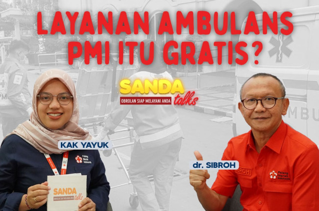 PMI DKI Jakarta Beri Layanan Ambulans Gratis Bagi Warga Jakarta