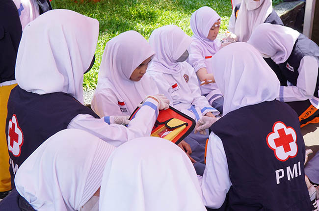 Kenalkan Kesiapsiagaan Bencana Sejak Dini, PMI Jakut Luncurkan Program "PMI Goes To School"